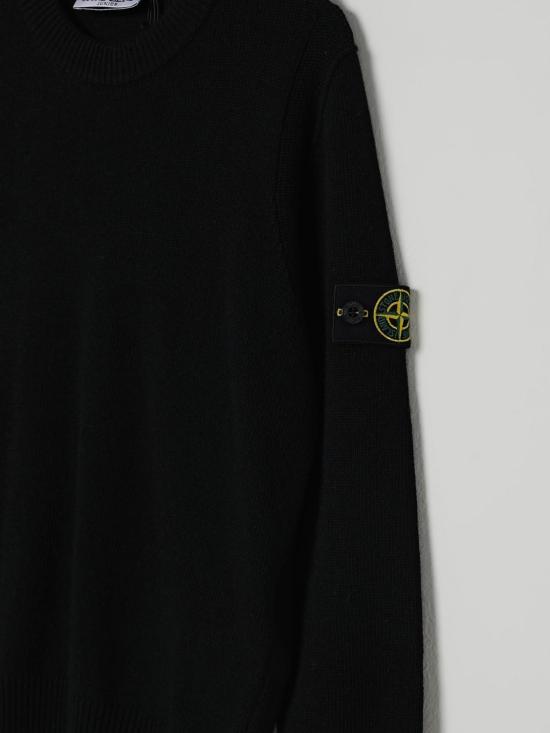 25FW [키즈] 스톤 아일랜드 풀오버 5100002S00M1 V0029 Black - STONE ISLAND