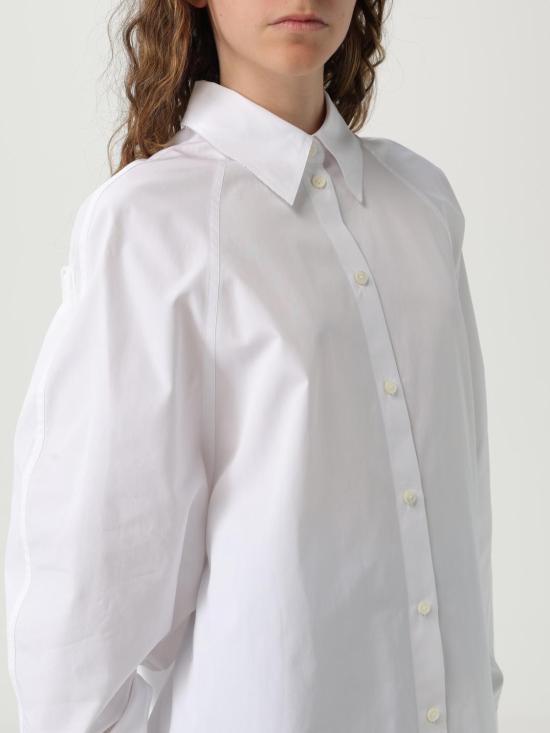 25FW 토템 셔츠 253WRT0515FB0226 047 White - TOTEME