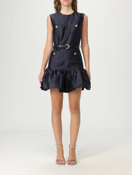 25FW 셀프 포트레이트 숏 원피스 PF25017SBL Blue