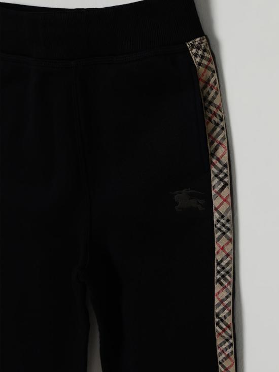 25FW [키즈] 버버리 트레이닝/조거 팬츠 8108051 Black - BURBERRY