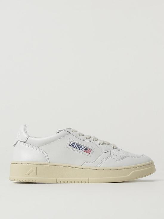 25FW 오트리 메달리스트 로우 스니커즈 AULW LL15 White