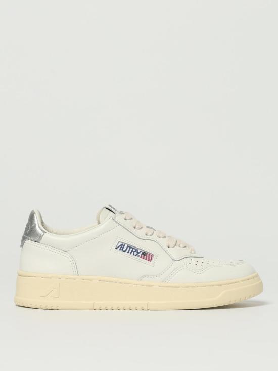 25FW 오트리 메달리스트 로우 스니커즈 AULW LL05 White