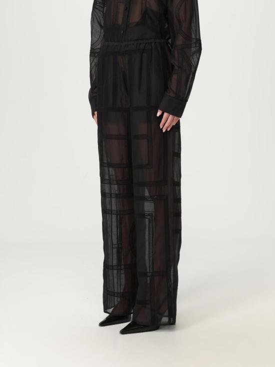 25FW 토템 스트레이트 팬츠 253WRB0316FB0441 001 Black - TOTEME