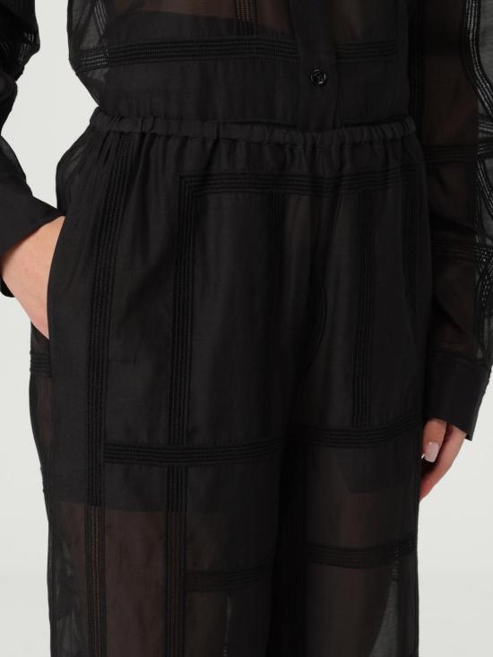 25FW 토템 스트레이트 팬츠 253WRB0316FB0441 001 Black - TOTEME