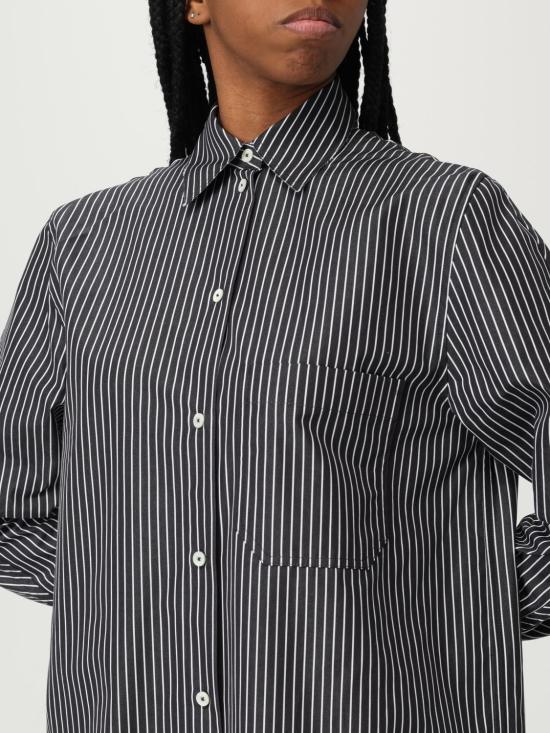 25FW 토템 롱 원피스 253WRD0201FB0436 046 Black - TOTEME