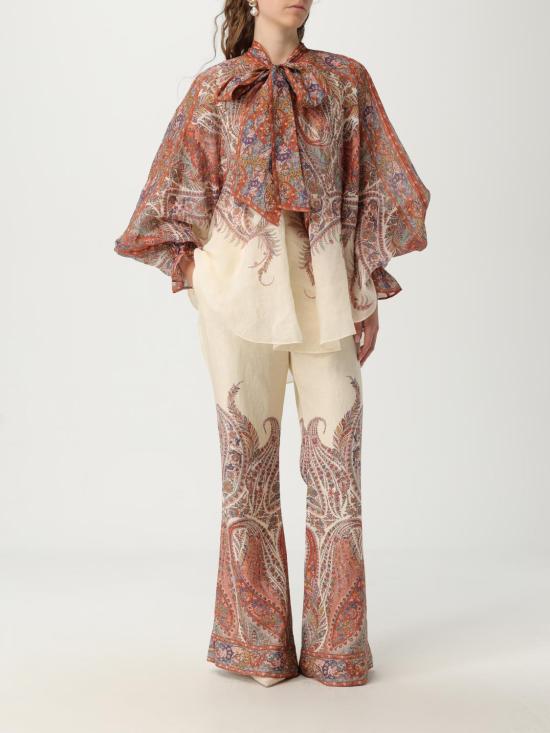 25FW 짐머만 팬츠 3235PSS251 CRMPAI Multicolor - ZIMMERMANN