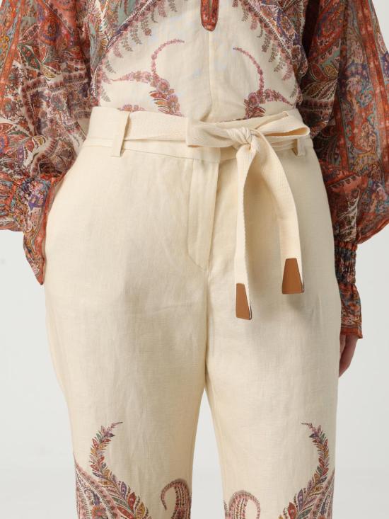 25FW 짐머만 팬츠 3235PSS251 CRMPAI Multicolor - ZIMMERMANN