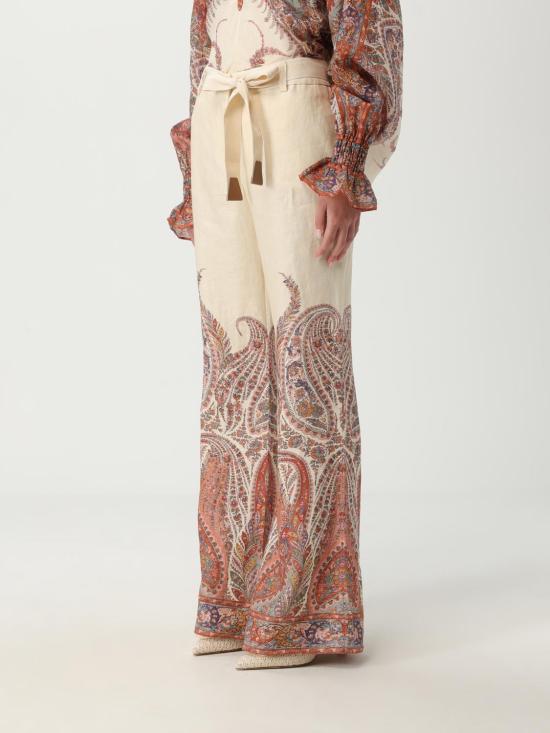 25FW 짐머만 팬츠 3235PSS251 CRMPAI Multicolor - ZIMMERMANN