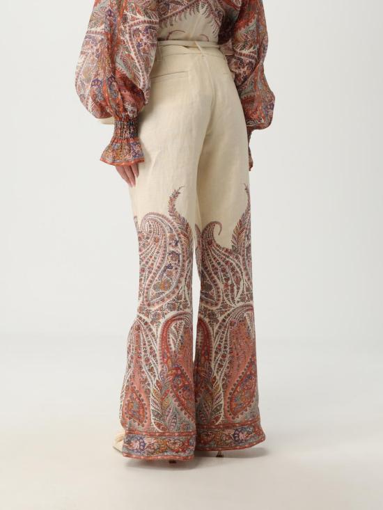 25FW 짐머만 팬츠 3235PSS251 CRMPAI Multicolor - ZIMMERMANN