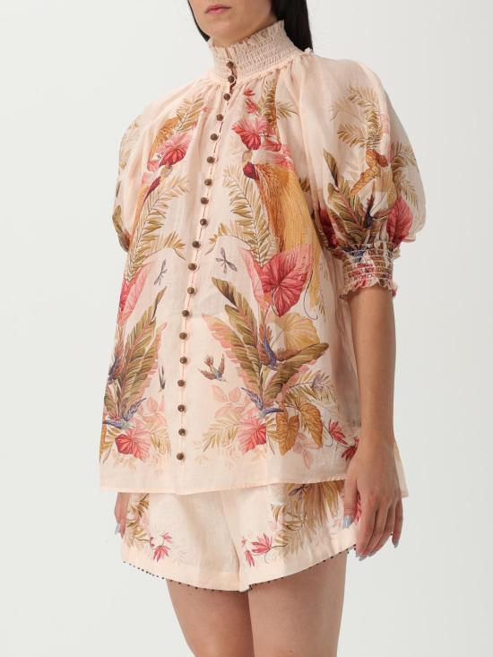 25FW 짐머만 블라우스 4556TSS253 CRMPLMFLO Multicolor - ZIMMERMANN