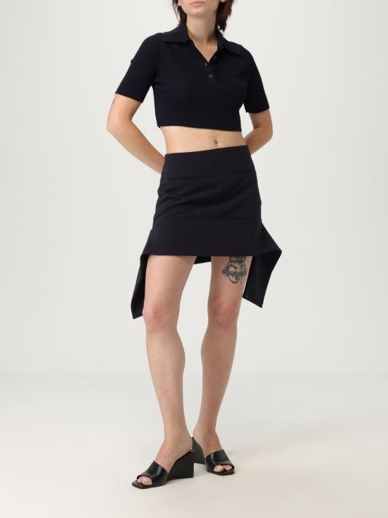 25FW 쿠레쥬 숏 스커트 225CJU260PL0159 7075 Blue - COURREGES