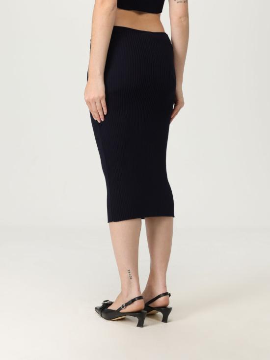 25FW 쿠레쥬 미디 스커트 125MJU232FI0001 7075 Blue - COURREGES