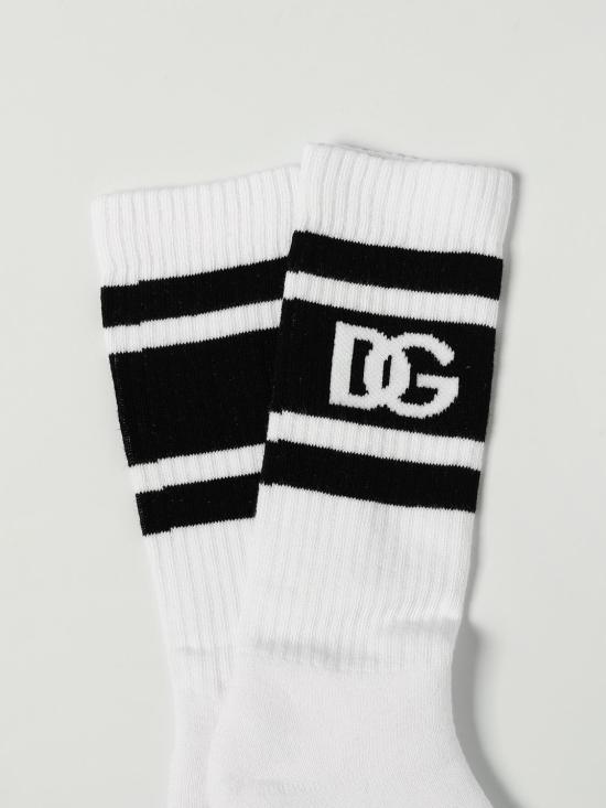 25FW [키즈] 돌체앤가바나 발목 양말 LBKAC5JBCAC S9002 Orange - DOLCE & GABBANA