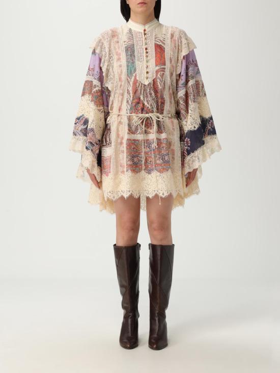 25FW 짐머만 숏 원피스 3308DSS251 SPLI Multicolor