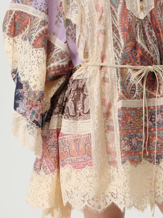 25FW 짐머만 숏 원피스 3308DSS251 SPLI Multicolor - ZIMMERMANN