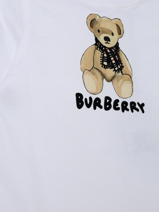 25FW [키즈] 버버리 티셔츠 8112389 A1464 White - BURBERRY