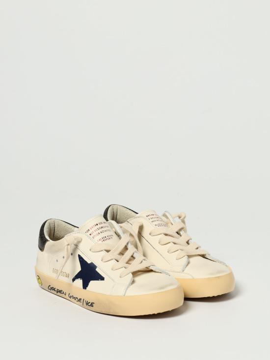 25FW [키즈] 골든구스 스니커즈 GYF00270F00434011429 White - GOLDEN GOOSE