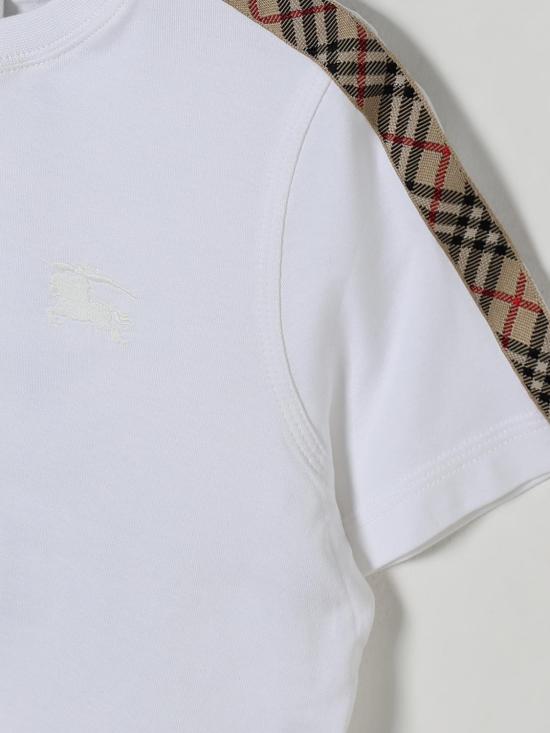 25FW [키즈] 버버리 티셔츠 8108049 A1464 White - BURBERRY