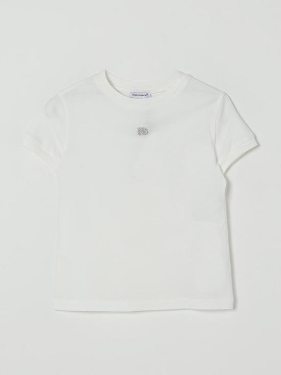 25FW [키즈] 돌체앤가바나 티셔츠 L5JTNJG7O3N W0111 White