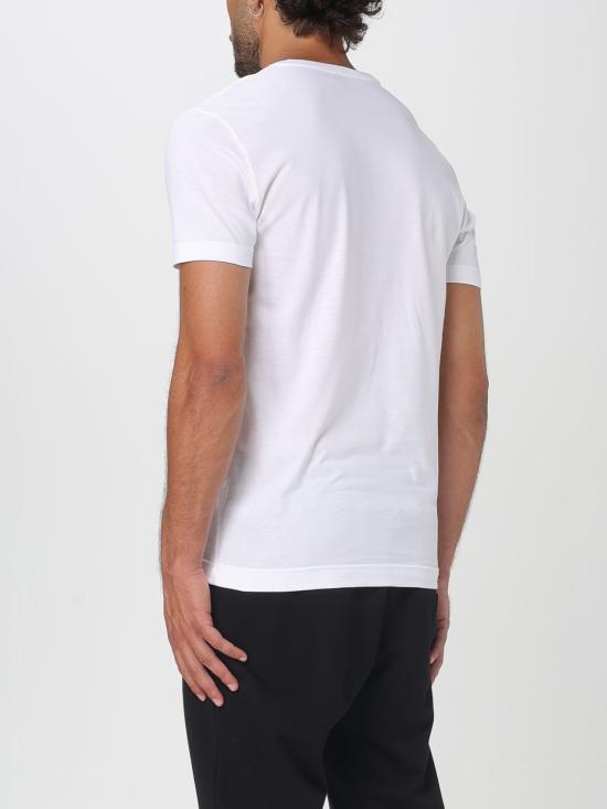 25FW 돌체앤가바나 프린트 코튼 티셔츠 G8RN8TG7O9Y W0800 White - DOLCE & GABBANA