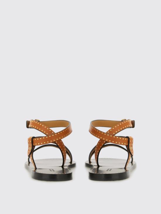 25SS 이자벨마랑 조피 레더 플랫 샌들 SD0228FAC1B05S 50HA Brown - ISABEL MARANT