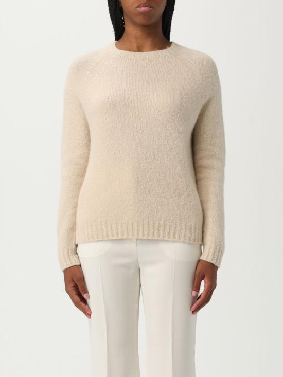 25FW 위켄드막스마라 GHIACCI 기아치 크루넥 스웨터 2525366151600 005 Ivory