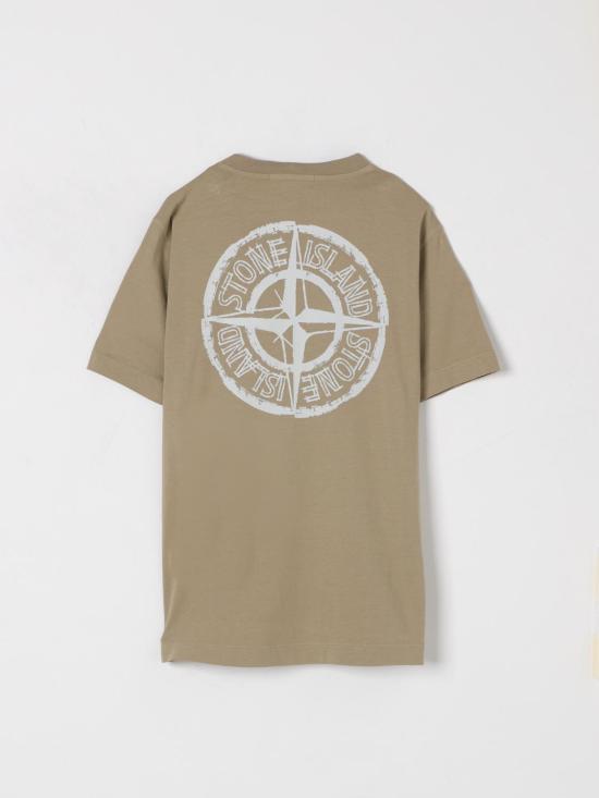 25FW [키즈] 스톤 아일랜드 티셔츠 2100010S0126 V009A Mud - STONE ISLAND