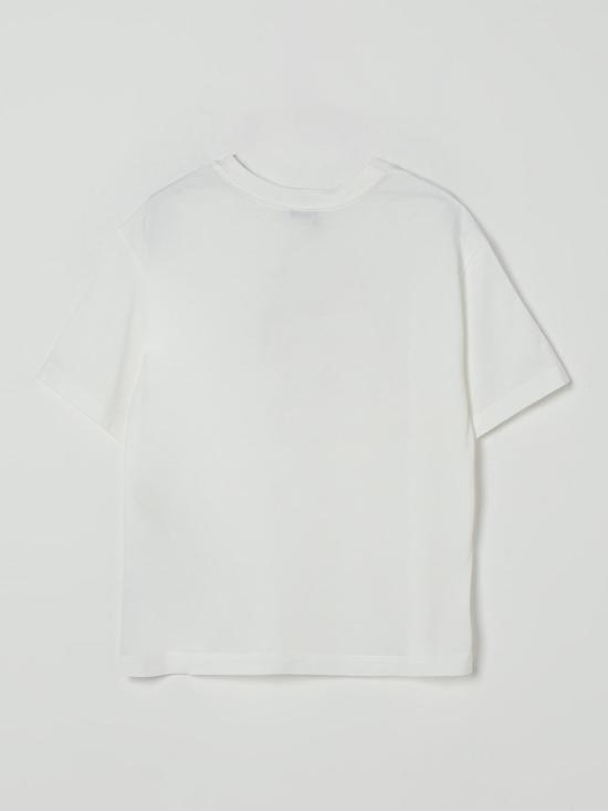 25FW [키즈] 돌체앤가바나 티셔츠 L5JTNLG7PHN W0111 White - DOLCE & GABBANA