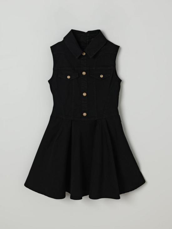 25FW [키즈] 발망 원피스 BW1B32Z2813 930OR Black