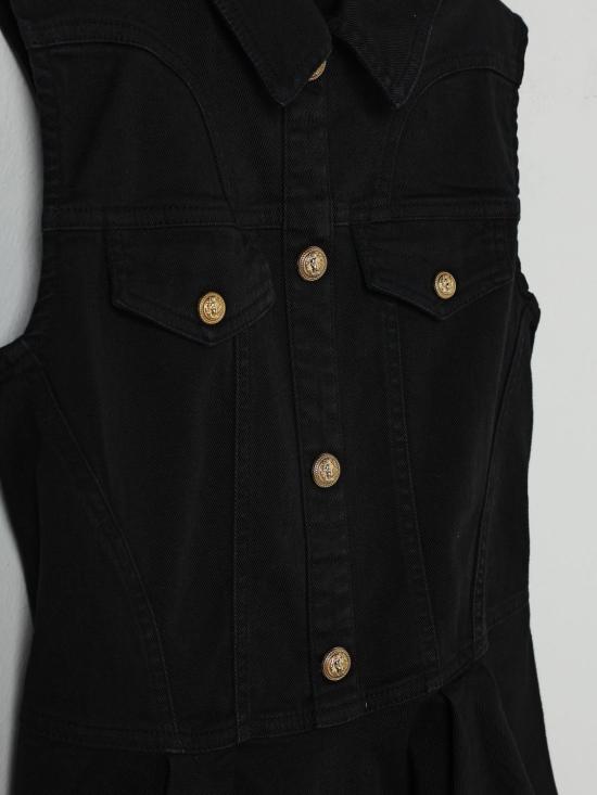 25FW [키즈] 발망 원피스 BW1B32Z2813 930OR Black - BALMAIN