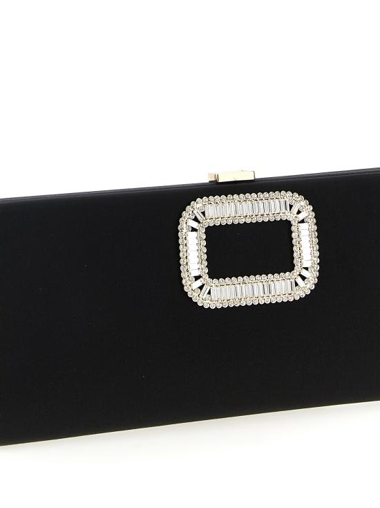 25FW 로저비비에 클러치/파우치 RBWABDD0220RS0B999 Black - ROGER VIVIER