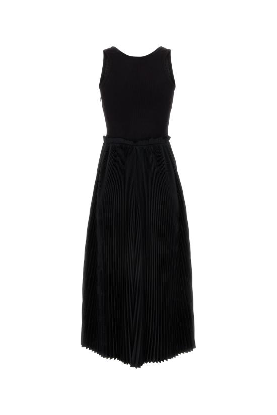  발렌시아가 롱 원피스 790644TQO30 1000 Black - BALENCIAGA