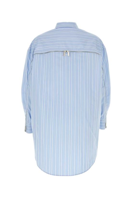  오프화이트 원피스 OWGE008F23FAB001 4001 Stripped - OFF WHITE