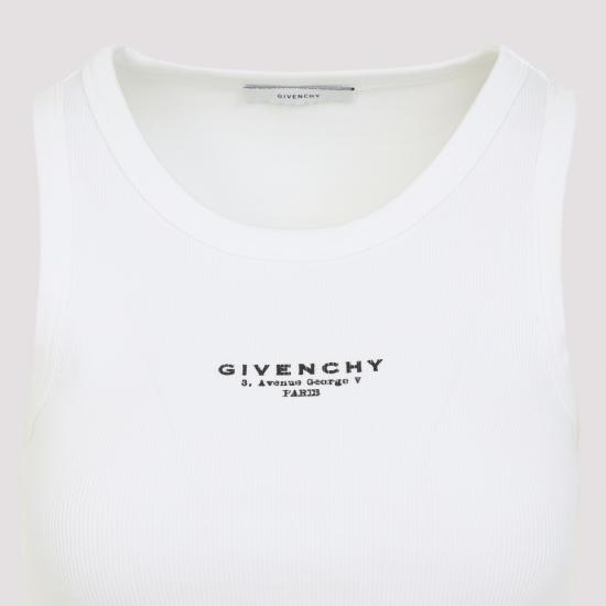 25FW 지방시 탑 BW70FPP75N 100 WHITE - GIVENCHY