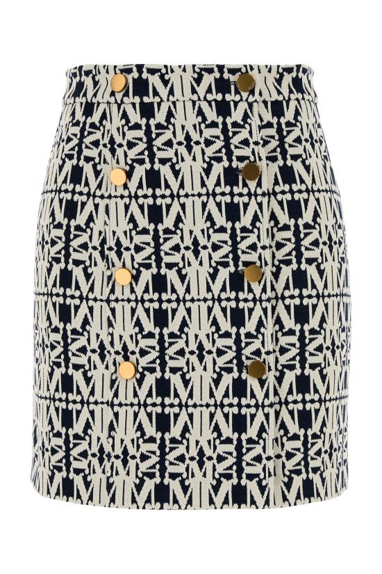 25SS 막스마라 숏 스커트 2511771011600 001 BIANCO BLU