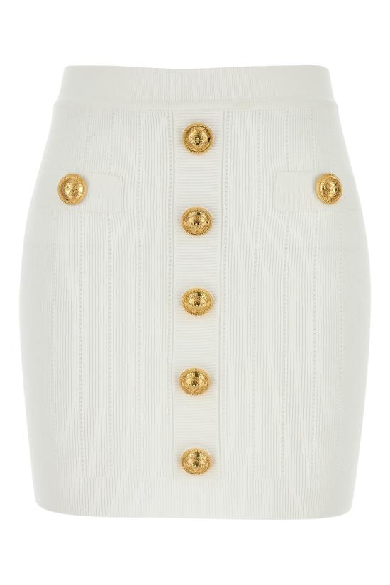 25SS 발망 숏 스커트 EF1LB290KB07 0FA BLANC