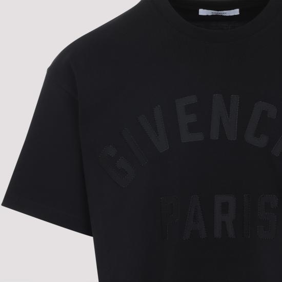 25FW 지방시 반팔 티셔츠 BM71NK3YRS 001 BLACK - GIVENCHY