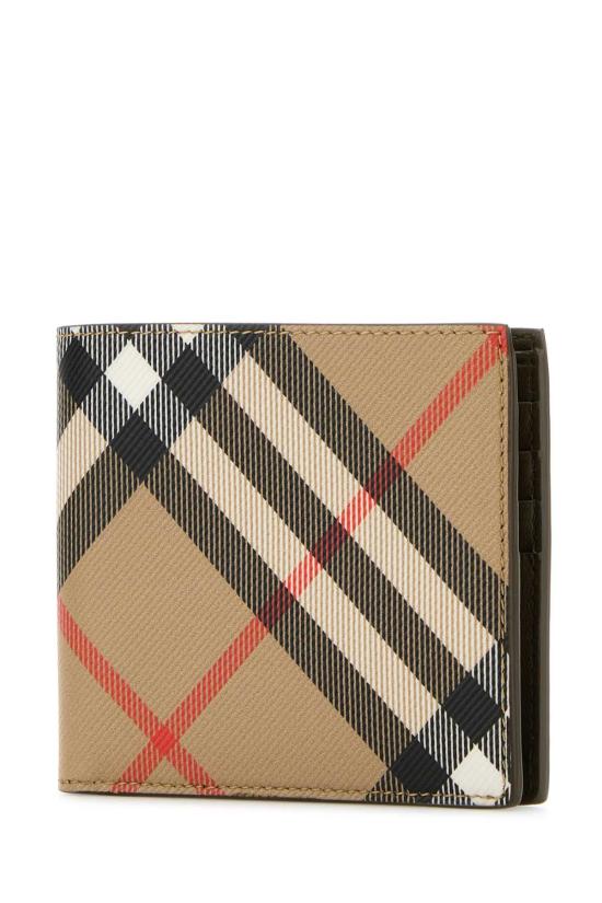  버버리 체크 반지갑 샌드 8091926 A2021 Printed - BURBERRY