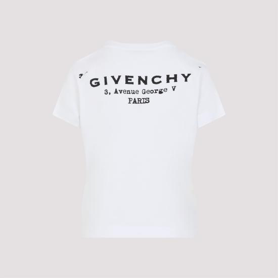 25FW 지방시 탑 BW70FJP75N 100 WHITE - GIVENCHY