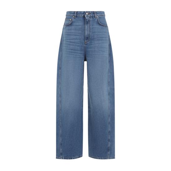 25FW 지방시 스트레이트 팬츠 BW517J516W 420 MEDIUM BLUE - GIVENCHY