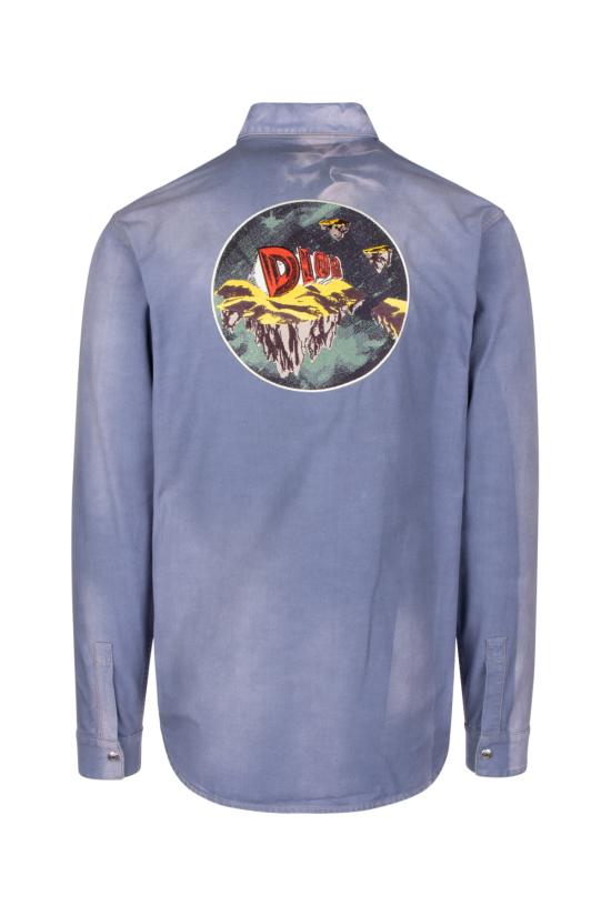  크리스챤디올 데님 셔츠 013D580E324X 589 BLUE - DIOR