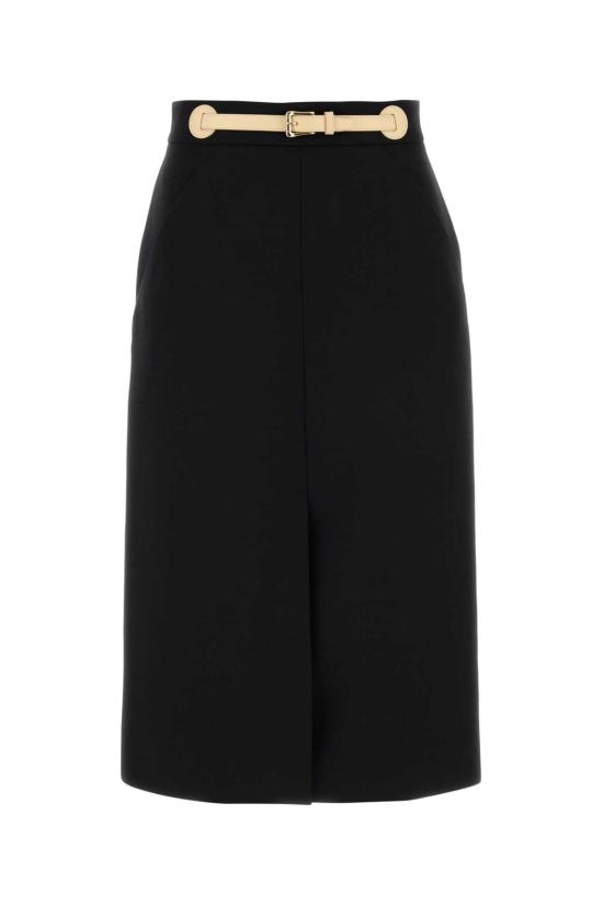 25FW 발렌티노 가라바니 스커트 7B3RADM51CF TB1 Black