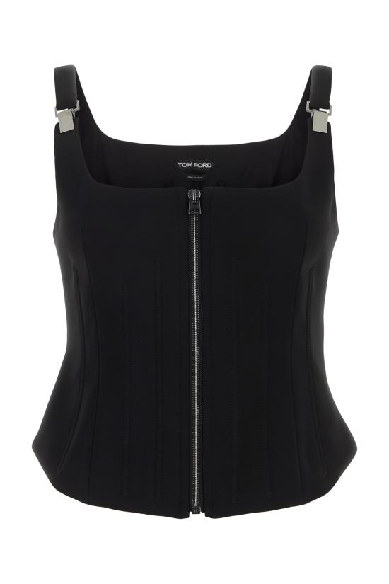  톰포드 민소매 티셔츠 TS2043FAX575 LB999 BLACK