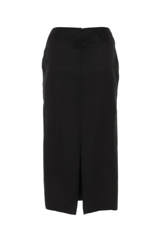  랑방 미디 스커트 RWST00195646E23 10 Black - LANVIN