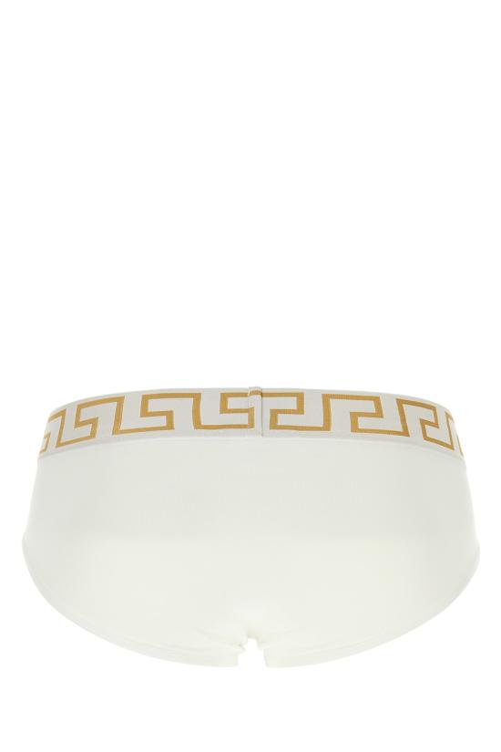 25FW 베르사체 팬티 AU100271A10011 A81H WHITEGREEKGOLD - VERSACE