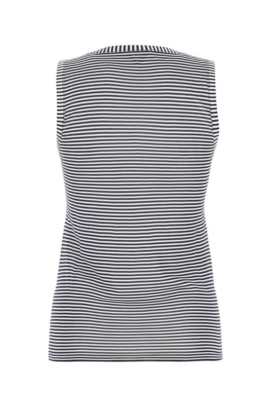  보테가베네타 민소매 티셔츠 730445V2PM0 4096 Stripped - BOTTEGA VENETA