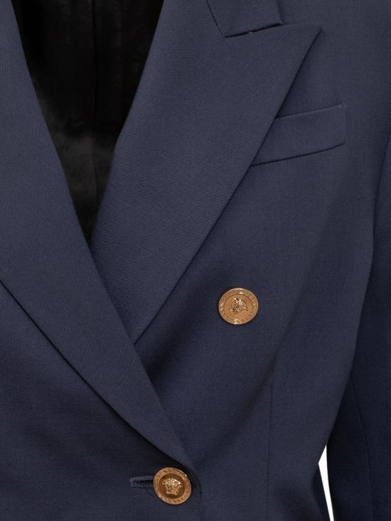  베르사체 코트 10134631A04649 1UI20 BLUE - VERSACE