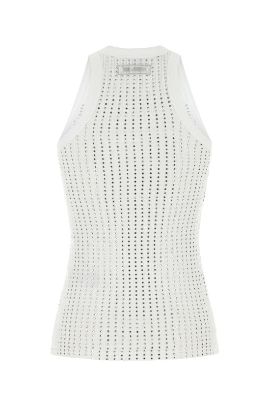 25SS 디 아티코 스웨터 250WCN00004JJJ051TR 001 White - THE ATTICO