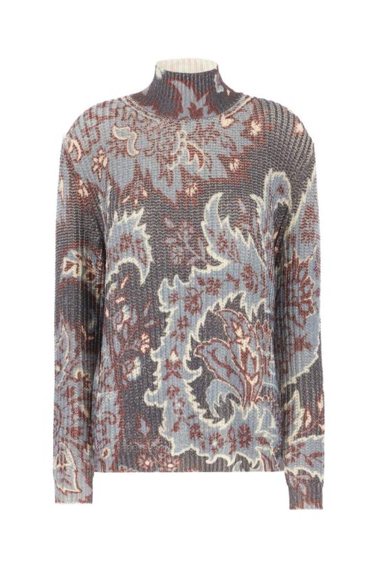 24FW 에트로 긴팔 티셔츠 WRKE0150AL245X0883 MULTICOLOR