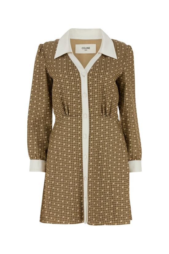 24FW 셀린느 셔츠 2R04P106L 02DZ BEIGEMARRONCREME